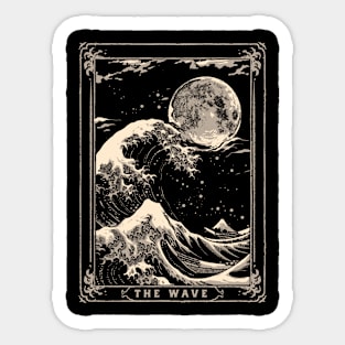 Kanagawa Tarot Card Sticker